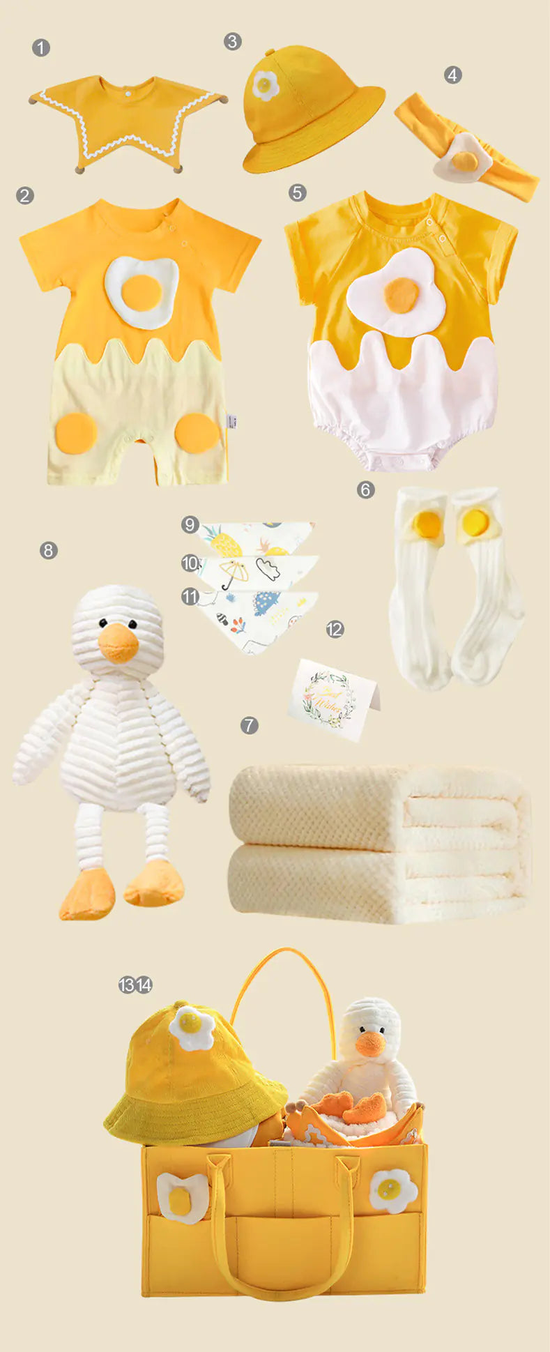 Cadeaumand voor pasgeborenen