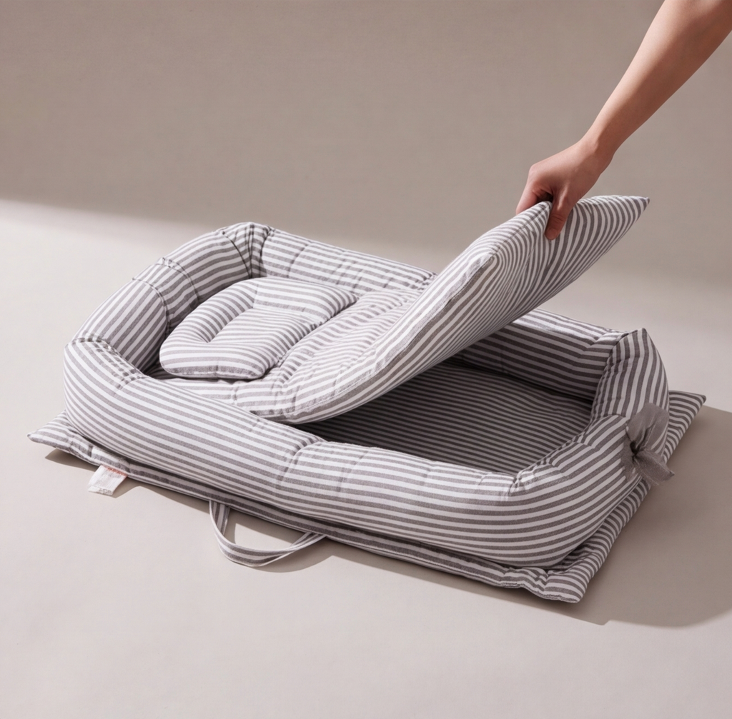 Opvouwbaar babynest voor rust onder toezicht