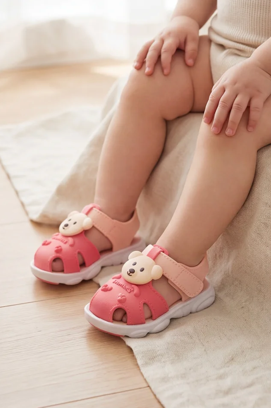 Babysandalen voor de zomer