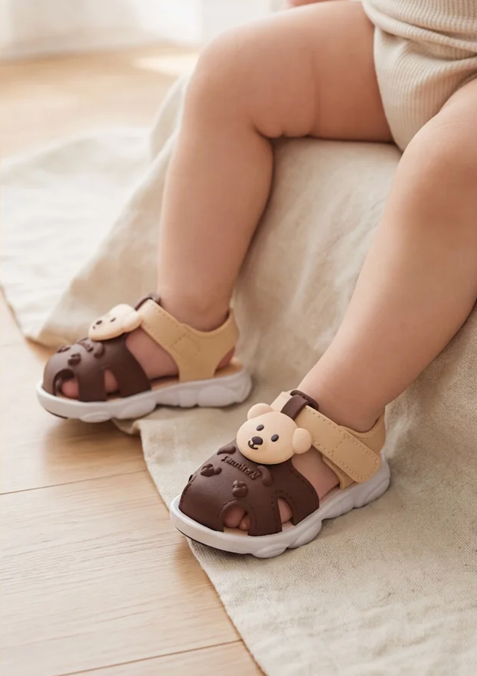 Babysandalen voor de zomer