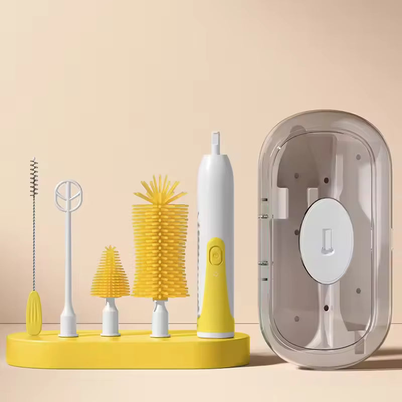 Draagbare flessenborstelset 6-in-1