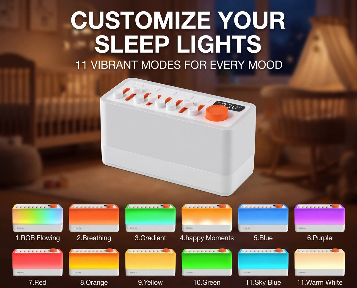 Bluetooth witte-ruismachine voor baby's