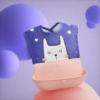 Siliconen slabbetje met opvangbakje